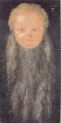 Albrecht Durer Portrait of a boy with a long beard oil painting artist